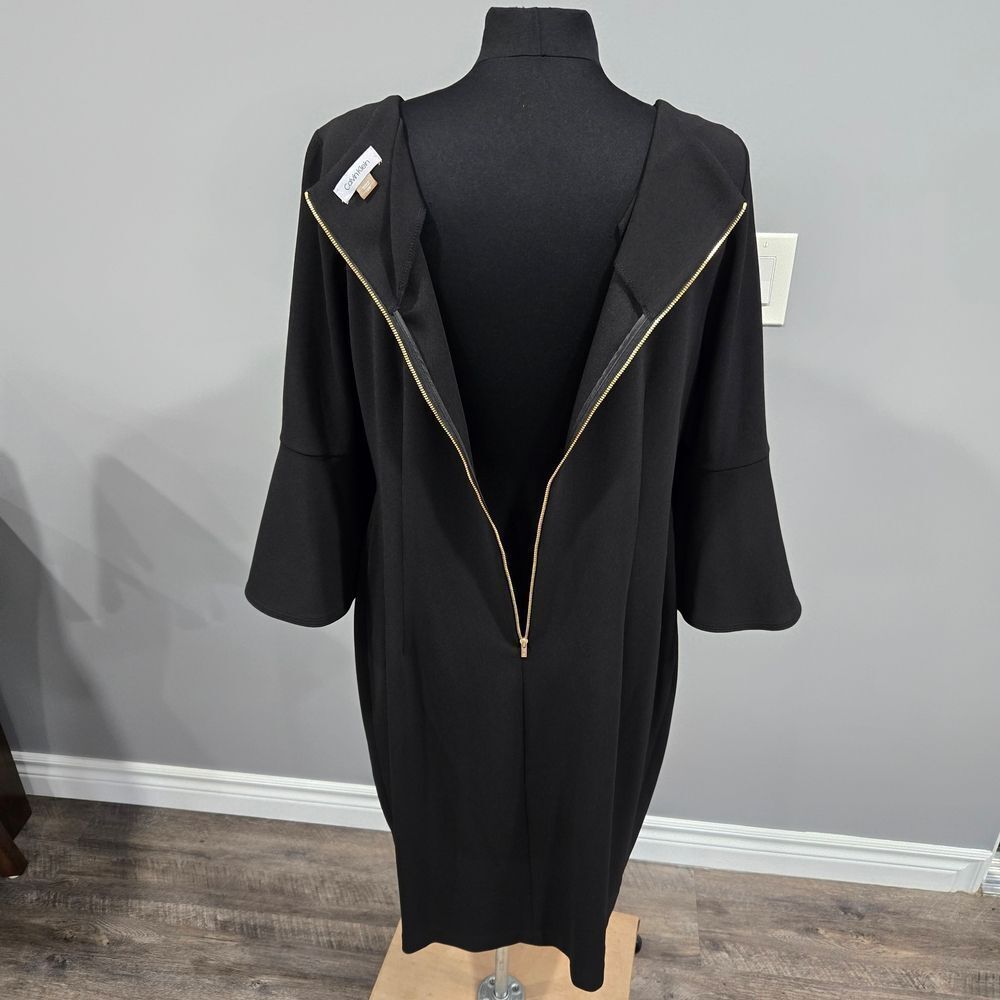 Calvin Klein Black Long Sleeve Dress - Picture 17 of 17
